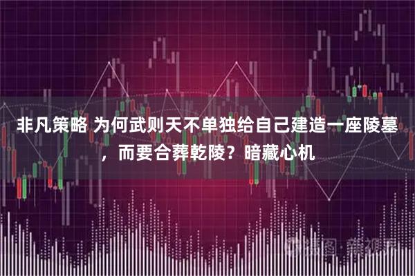 非凡策略 为何武则天不单独给自己建造一座陵墓，而要合葬乾陵？暗藏心机