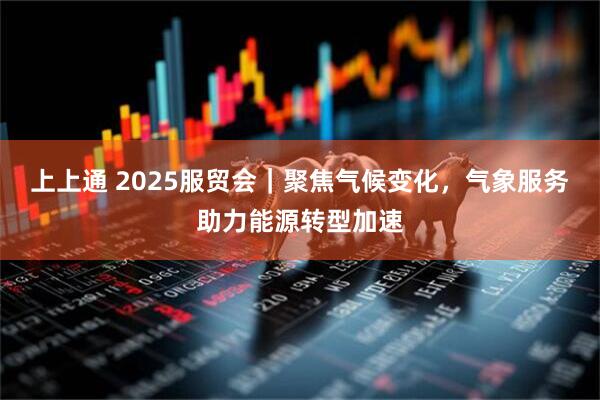 上上通 2025服贸会｜聚焦气候变化，气象服务助力能源转型加速